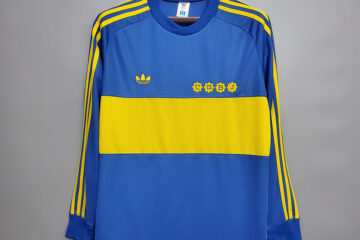 Boca Juniors retro 1981 manga larga